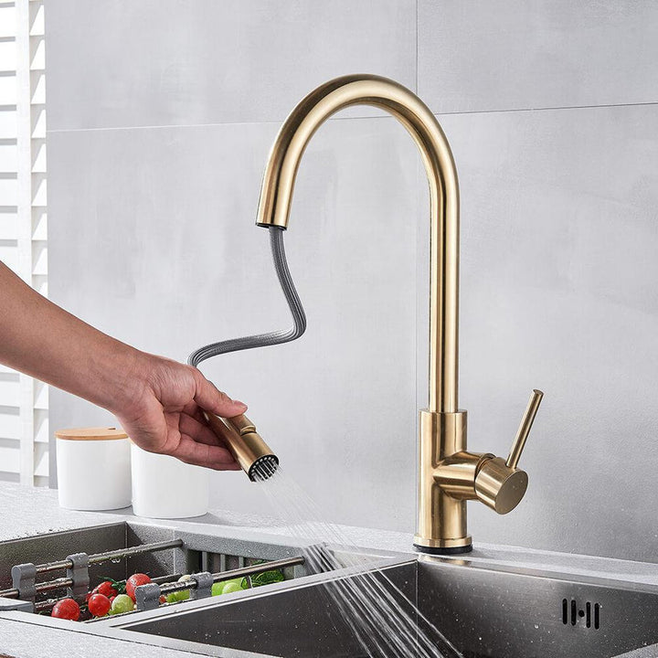 Niki | Kitchen Faucet with Motion Sensor and Pull-Out Spray Head