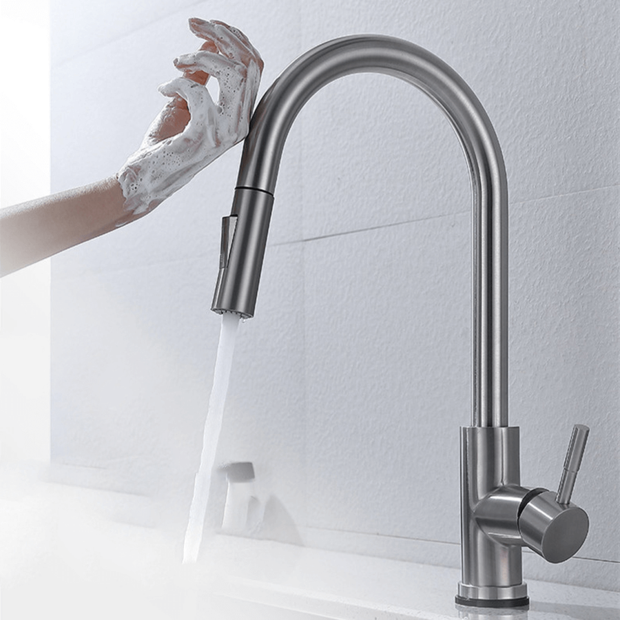 Niki | Kitchen Faucet with Motion Sensor and Pull-Out Spray Head