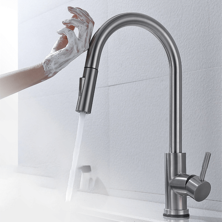 Niki | Kitchen Faucet with Motion Sensor and Pull-Out Spray Head