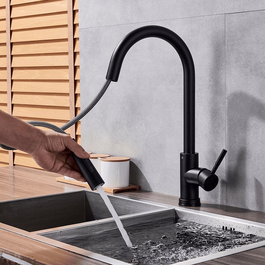 Niki | Kitchen Faucet with Motion Sensor and Pull-Out Spray Head