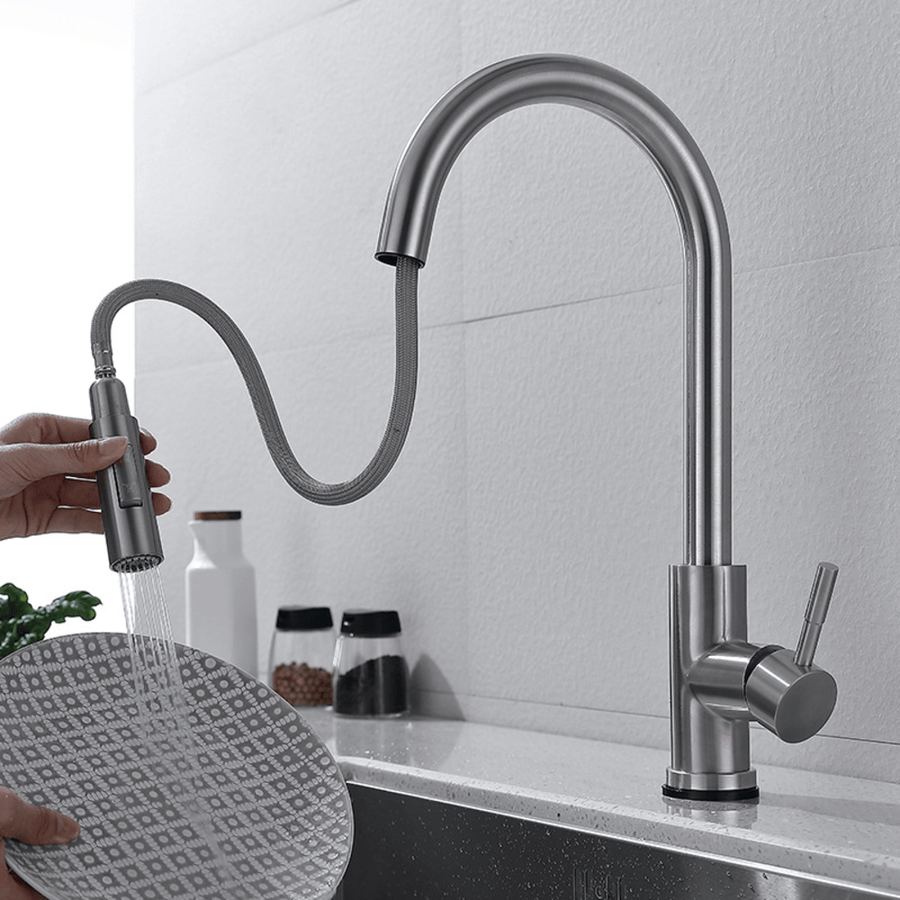 Niki | Kitchen Faucet with Motion Sensor and Pull-Out Spray Head