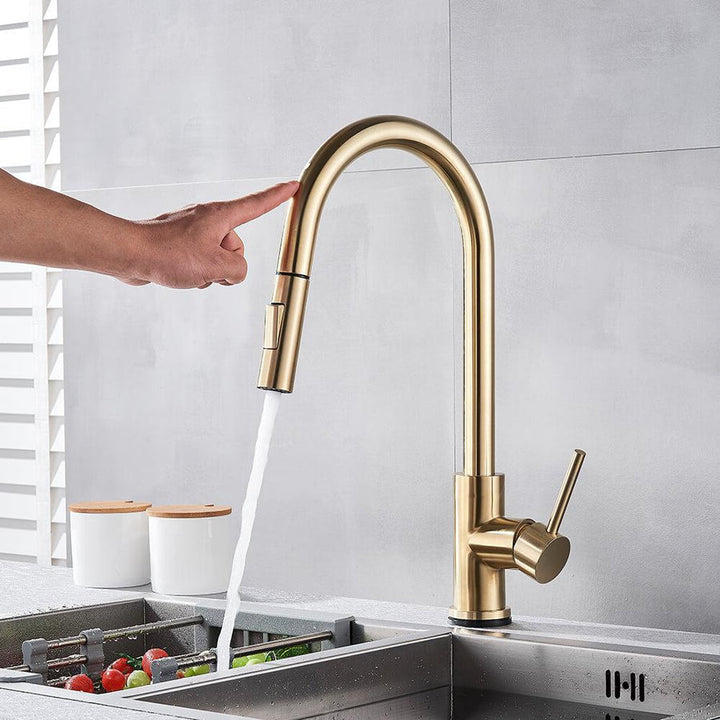 Niki | Kitchen Faucet with Motion Sensor and Pull-Out Spray Head