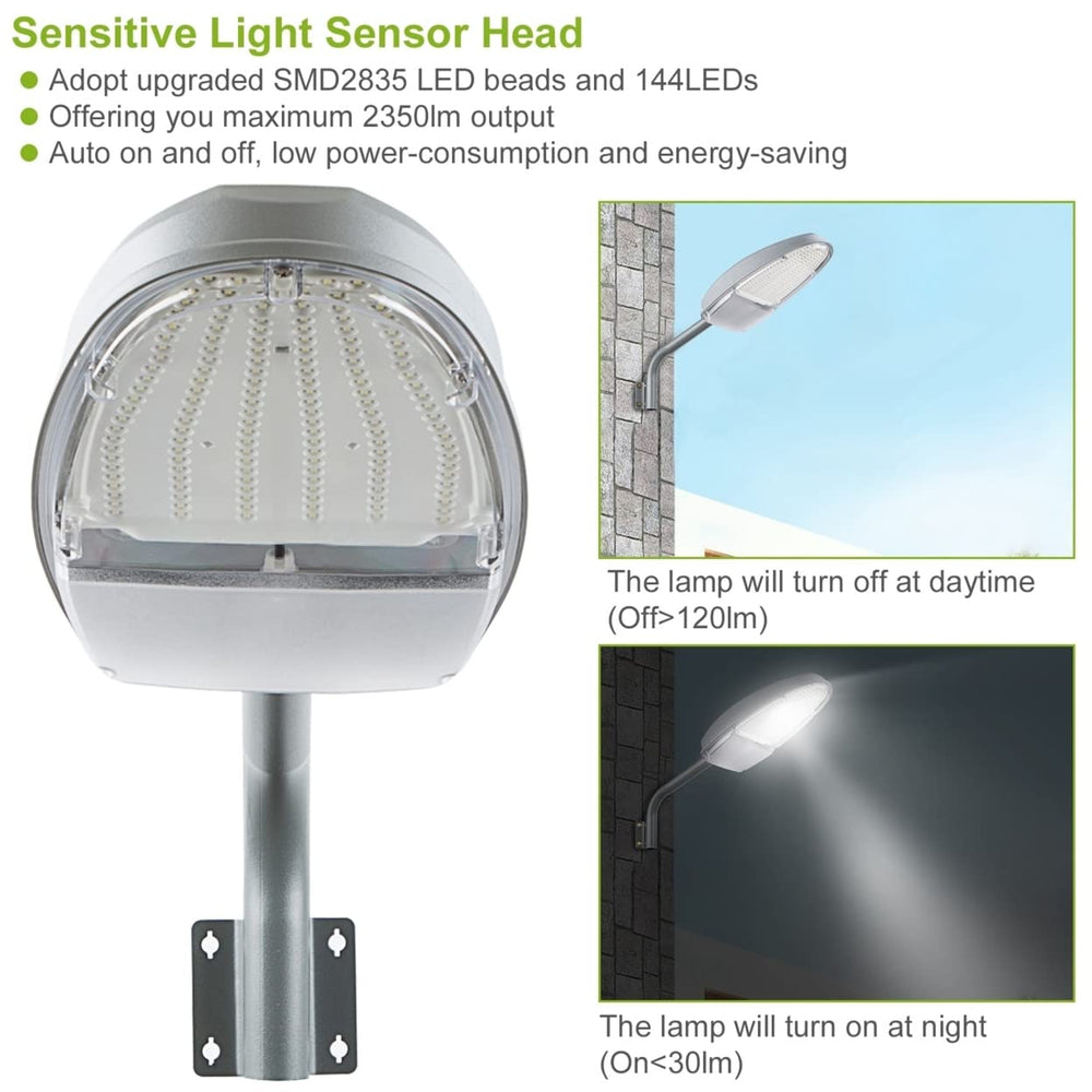 Niki | Kocaso Wall Pack LED Lights 144 LEDs with Photocell Sensor - IP65 Waterproof Outdoor Lamp