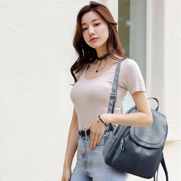 Niki | Leather Backpack for Women
