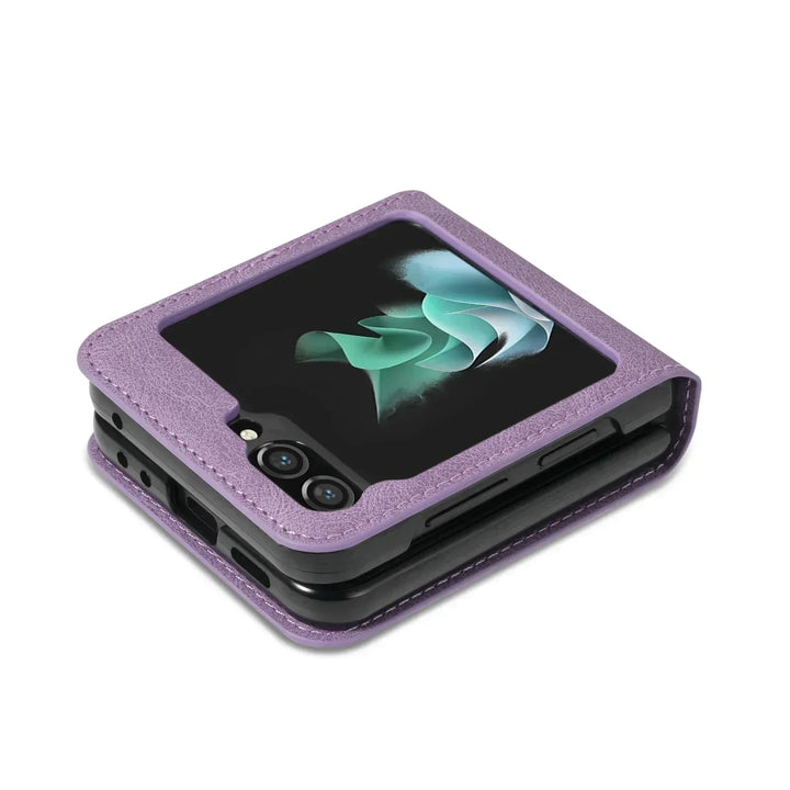 Niki | Leather Wallet Case for Samsung Galaxy Z Flip Series