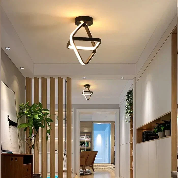 Niki | LED Ceiling Lamp with Double Ring Design