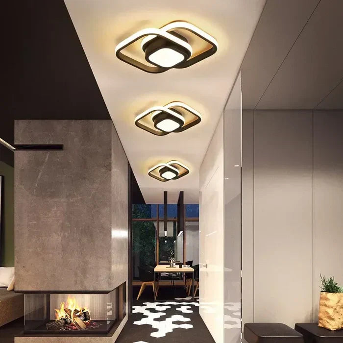 Niki | LED Ceiling Lamp with Double Ring Design