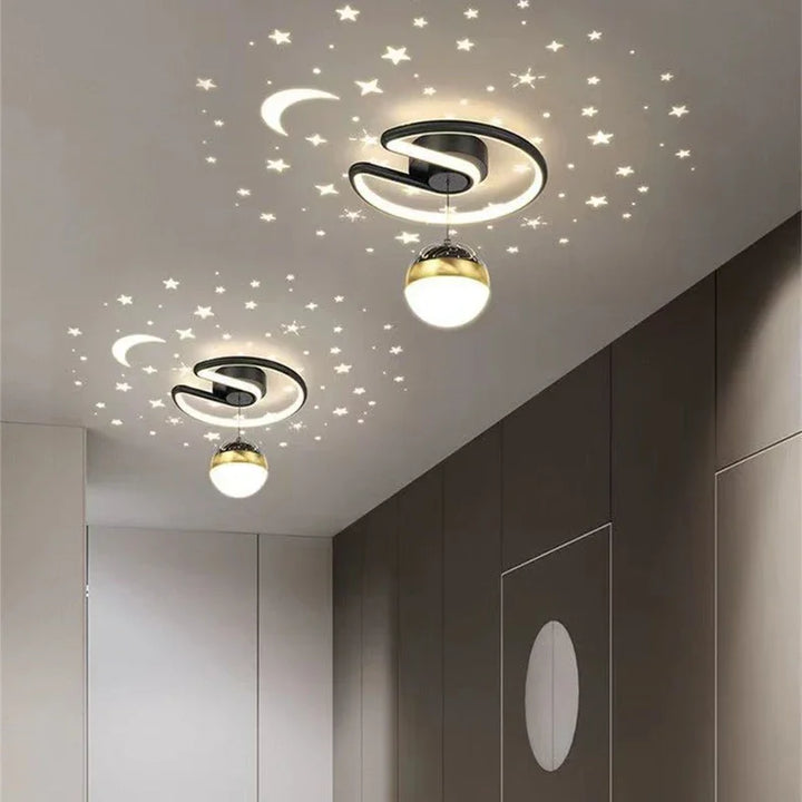 Niki | LED ceiling lamps with starry sky – Modern pendant lamp design for children&
