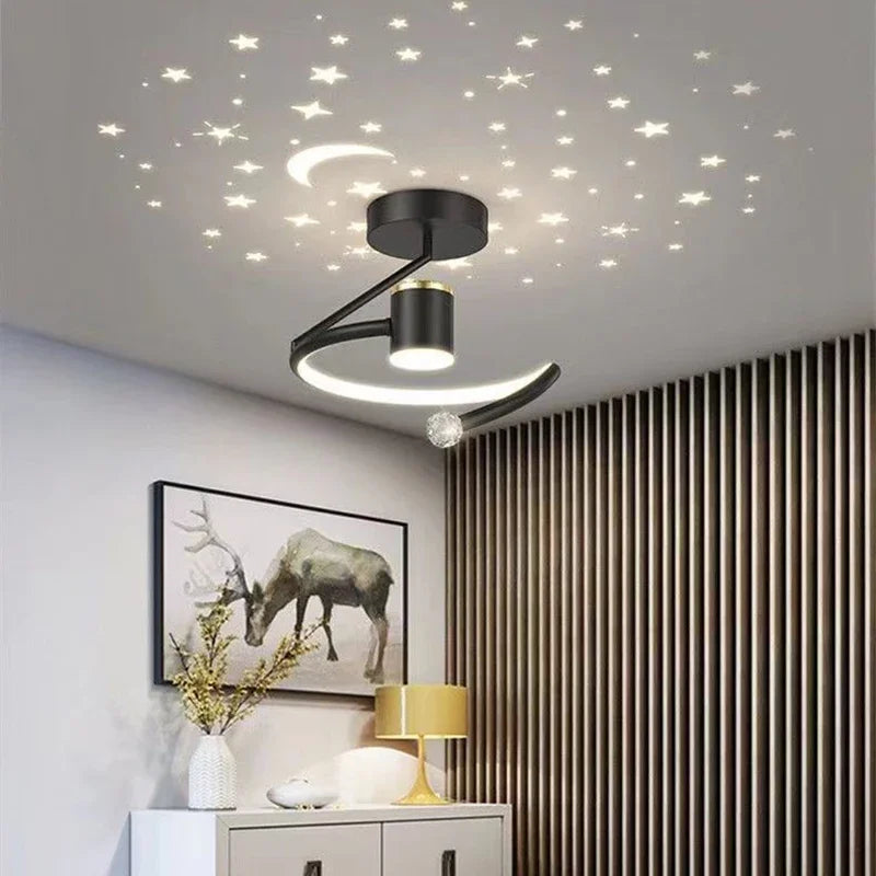 Niki | LED ceiling lamps with starry sky – Modern pendant lamp design for children&