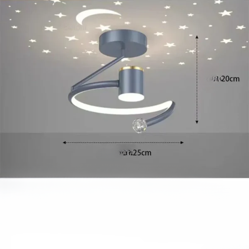 Niki | LED ceiling lamps with starry sky – Modern pendant lamp design for children&