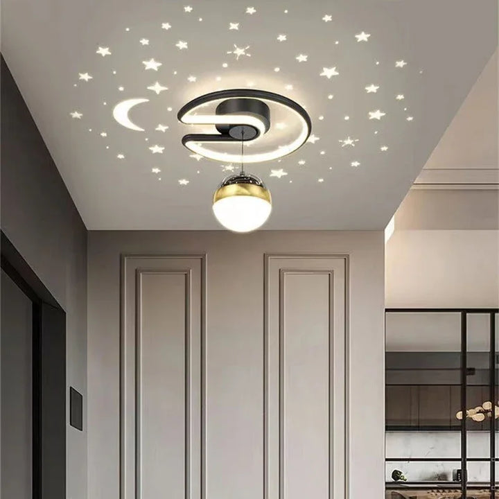 Niki | LED ceiling lamps with starry sky – Modern pendant lamp design for children&