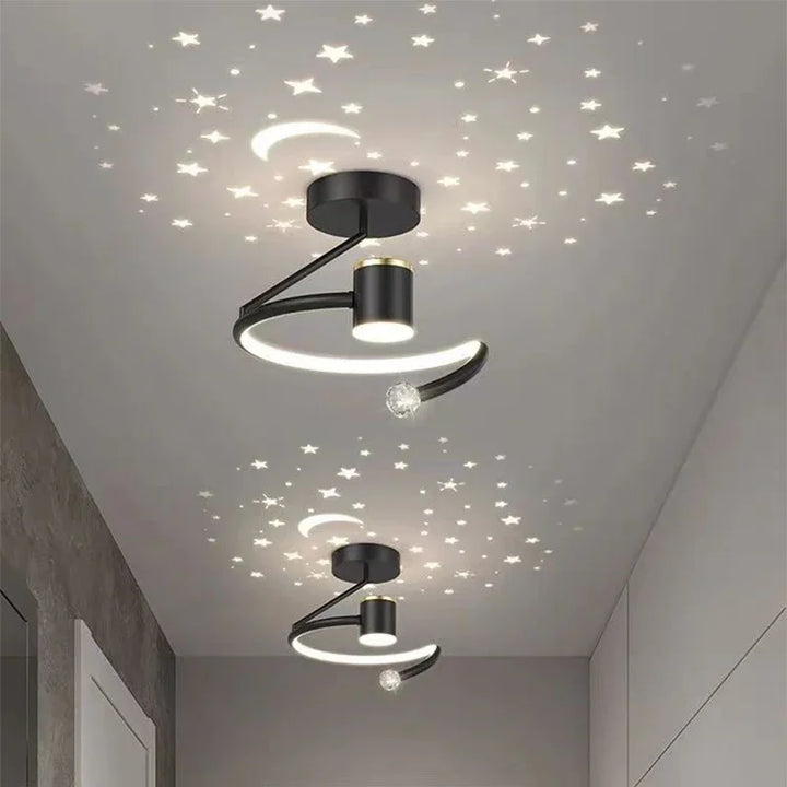 Niki | LED ceiling lamps with starry sky – Modern pendant lamp design for children&