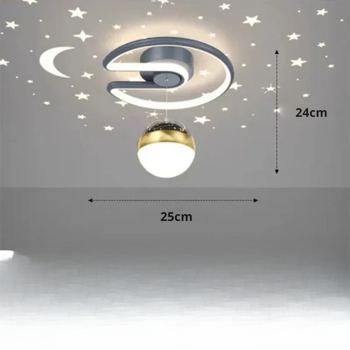 Niki | LED ceiling lamps with starry sky – Modern pendant lamp design for children&