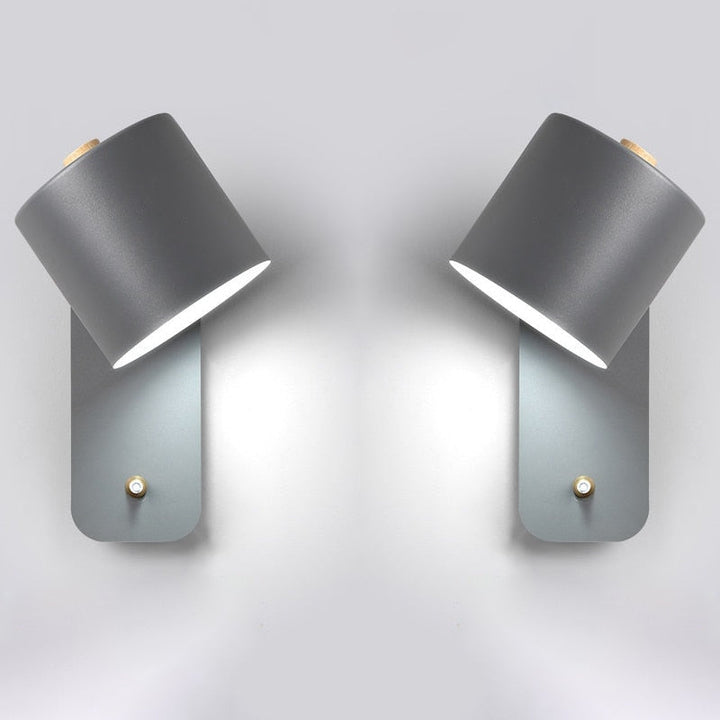 Niki | LED Wall Light with Switch | Modern Metal Design