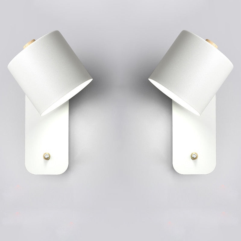 Niki | LED Wall Light with Switch | Modern Metal Design