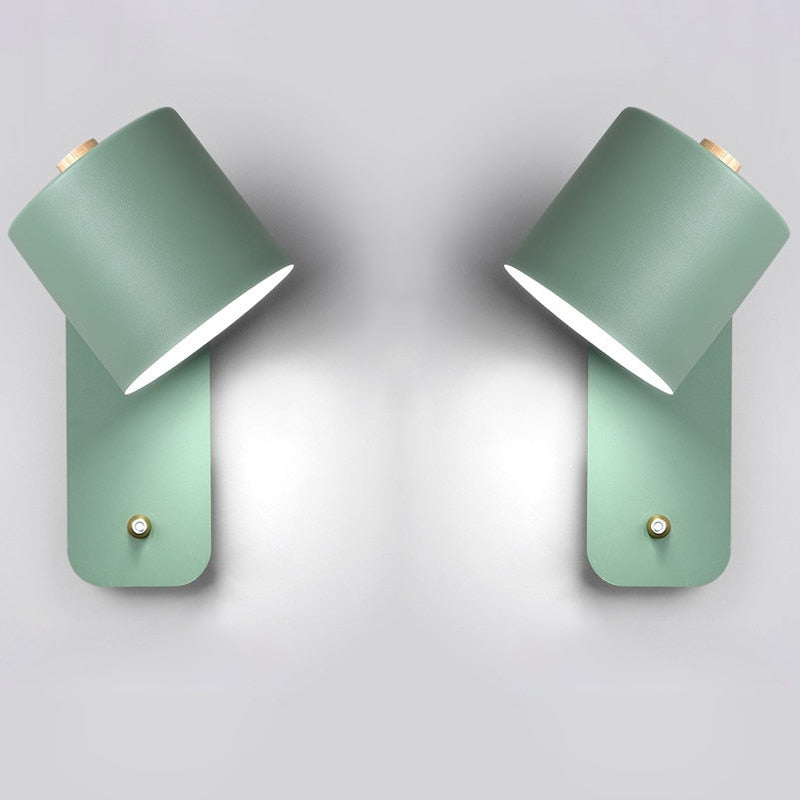 Niki | LED Wall Light with Switch | Modern Metal Design