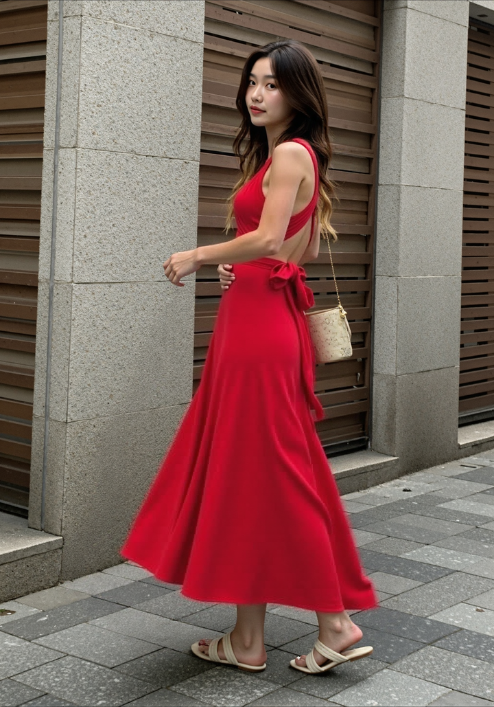 Niki Long Club Dress