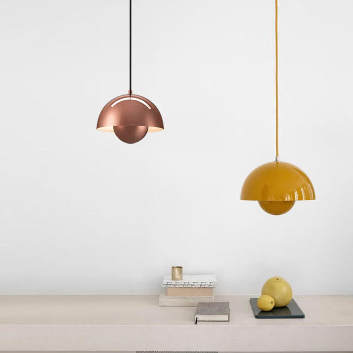 Niki | Macaron Pendant Light Hemisphere | Nordic Dome Design