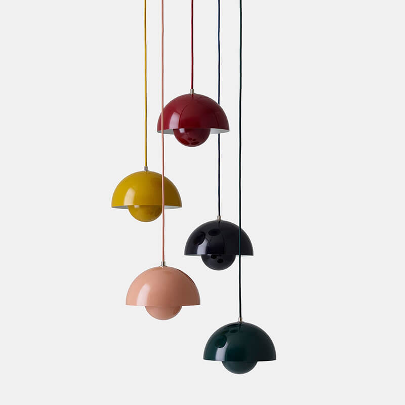 Niki | Macaron Pendant Light Hemisphere | Nordic Dome Design