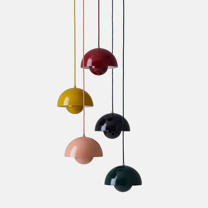 Niki | Macaron Pendant Light Hemisphere | Nordic Dome Design