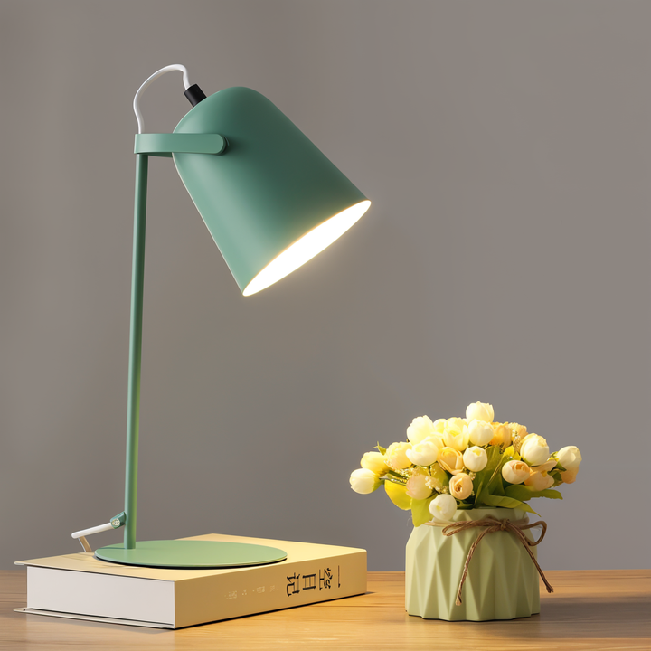 Niki | Macaron Table Lamp - Nordic Yellow Desk Lamp - Adjustable Lamp