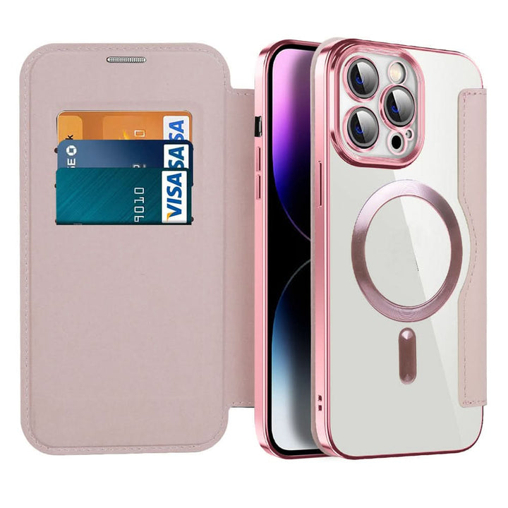 Niki | Magnetic Leather Flip Case iPhone 11–14 Series