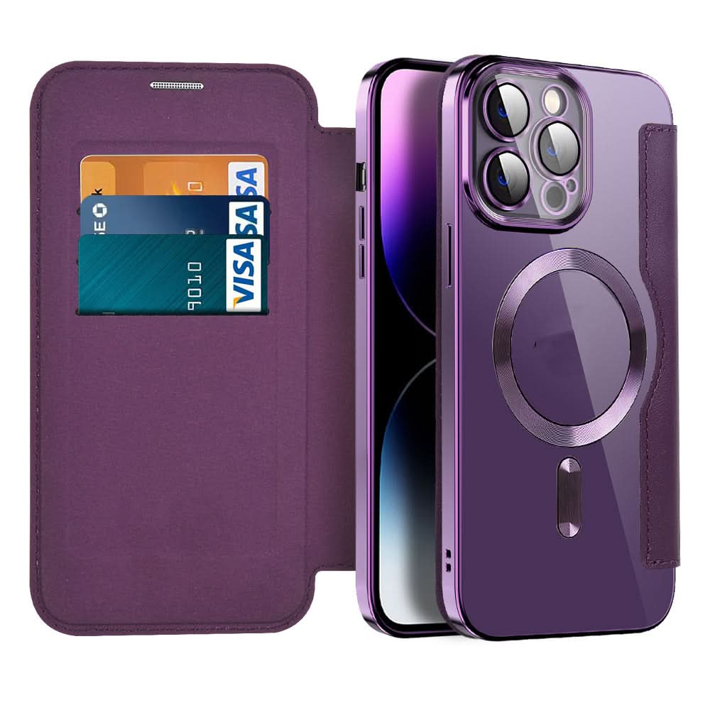 Niki | Magnetic Leather Flip Case iPhone 11–14 Series