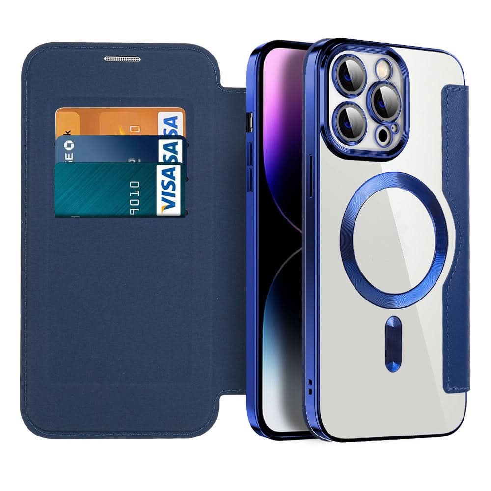 Niki | Magnetic Leather Flip Case iPhone 11–14 Series