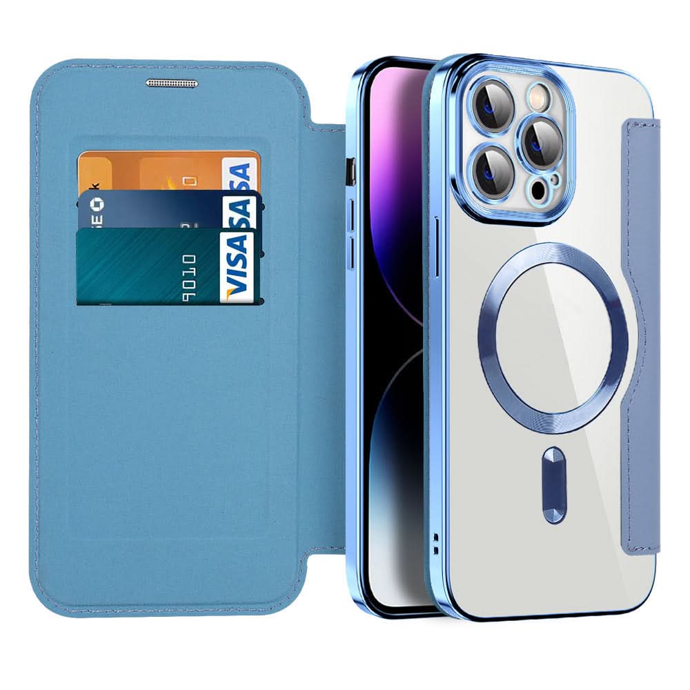 Niki | Magnetic Leather Flip Case iPhone 11–14 Series