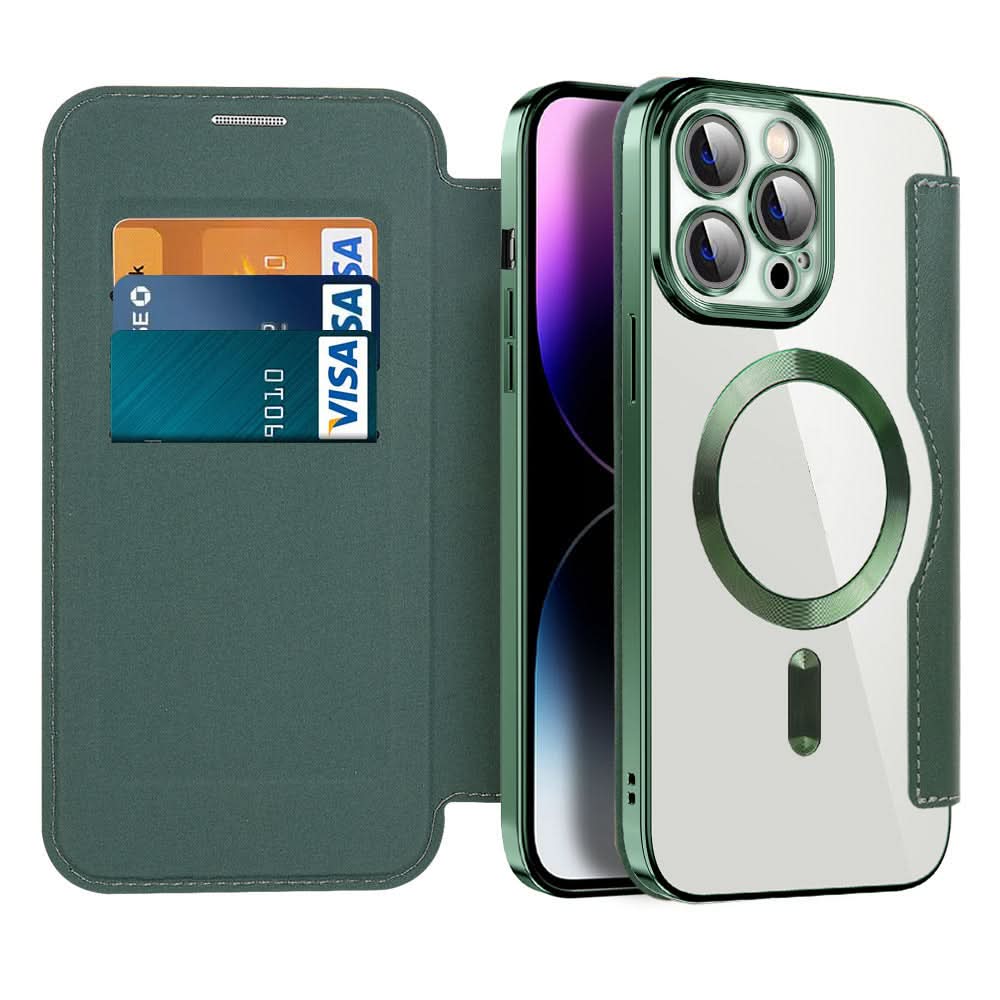 Niki | Magnetic Leather Flip Case iPhone 11–14 Series