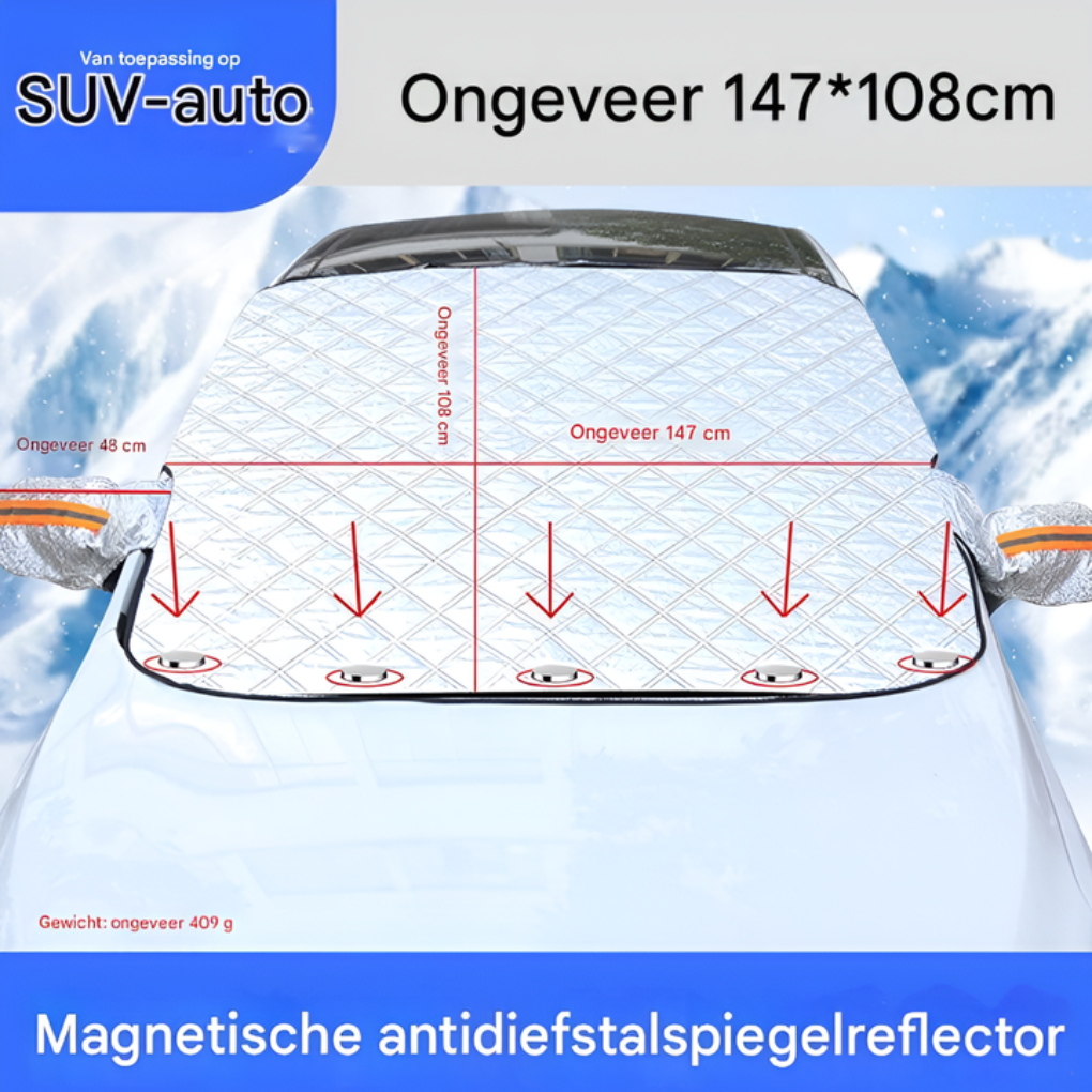 Niki | Magnetic Windshield Cover - Frost &amp; Snow Protector