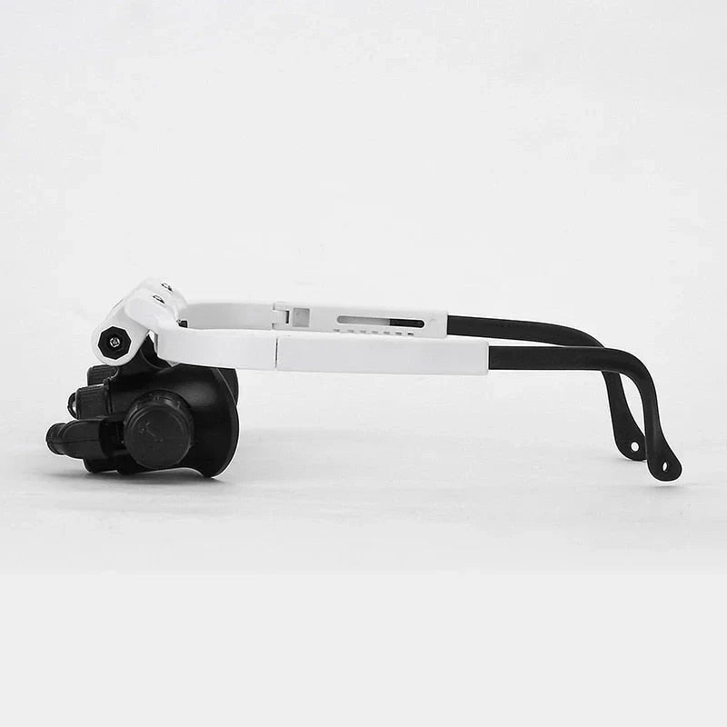 Niki | Magnifying Glass Glasses with LED Lighting and Double Lenses