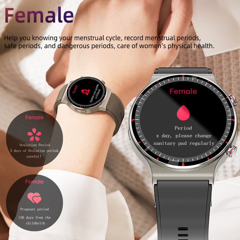 Niki | Medical EKG Smartwatch | CFDA Certified | 512Hz High-Precision Biosensor | SpO2 &amp; Heart Rate Monitoring | AI-Based Breathing Analysis | IP67 Waterproof