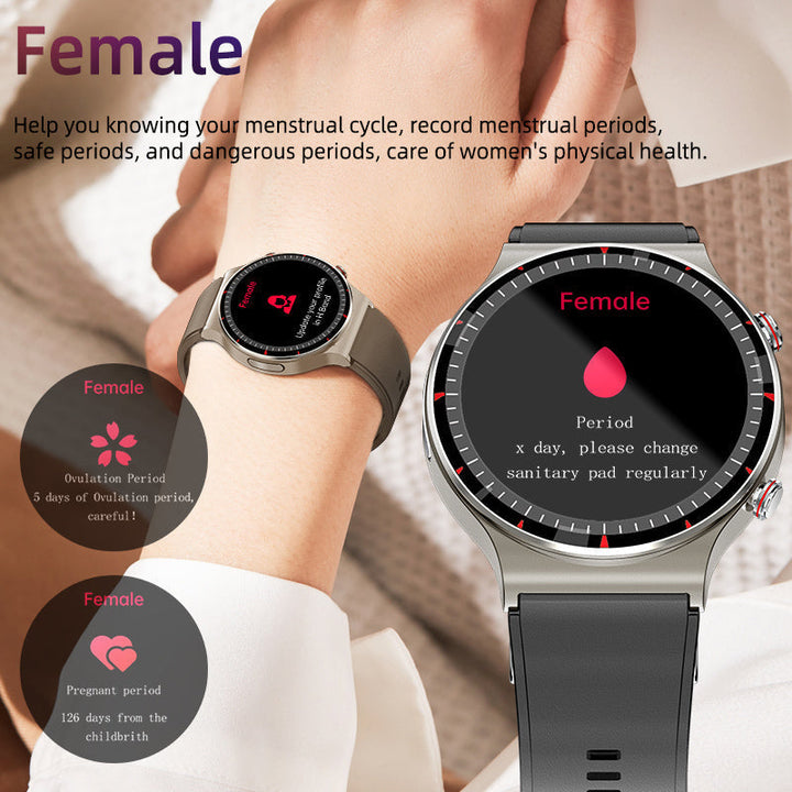 Niki | Medical EKG Smartwatch | CFDA Certified | 512Hz High-Precision Biosensor | SpO2 &amp; Heart Rate Monitoring | AI-Based Breathing Analysis | IP67 Waterproof