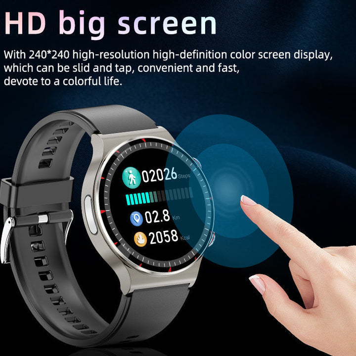 Niki | Medical EKG Smartwatch | CFDA Certified | 512Hz High-Precision Biosensor | SpO2 &amp; Heart Rate Monitoring | AI-Based Breathing Analysis | IP67 Waterproof