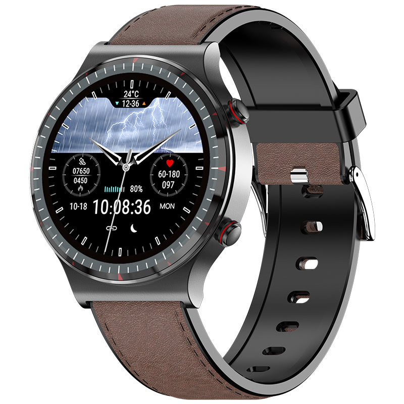 Niki | Medical EKG Smartwatch | CFDA Certified | 512Hz High-Precision Biosensor | SpO2 &amp; Heart Rate Monitoring | AI-Based Breathing Analysis | IP67 Waterproof
