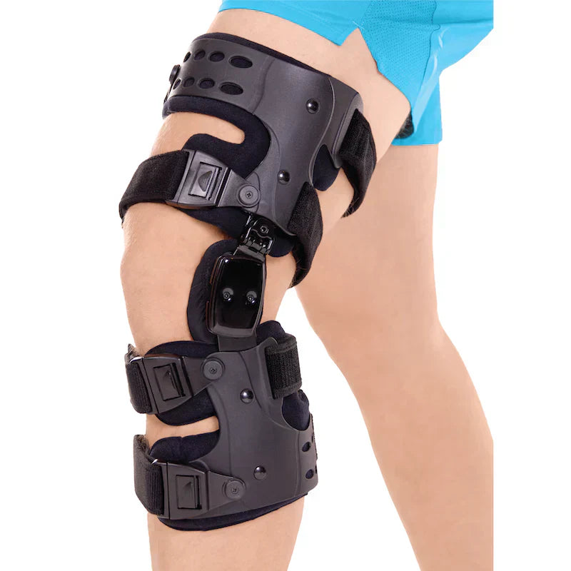 Niki | Medical OA Offloading Knee Brace | Unicompartimental Osteoarthritis Orthosis | Varus/Valgus Correction &amp; ROM Control | Medial &amp; Lateral Offloading | Adjustable Range of Motion