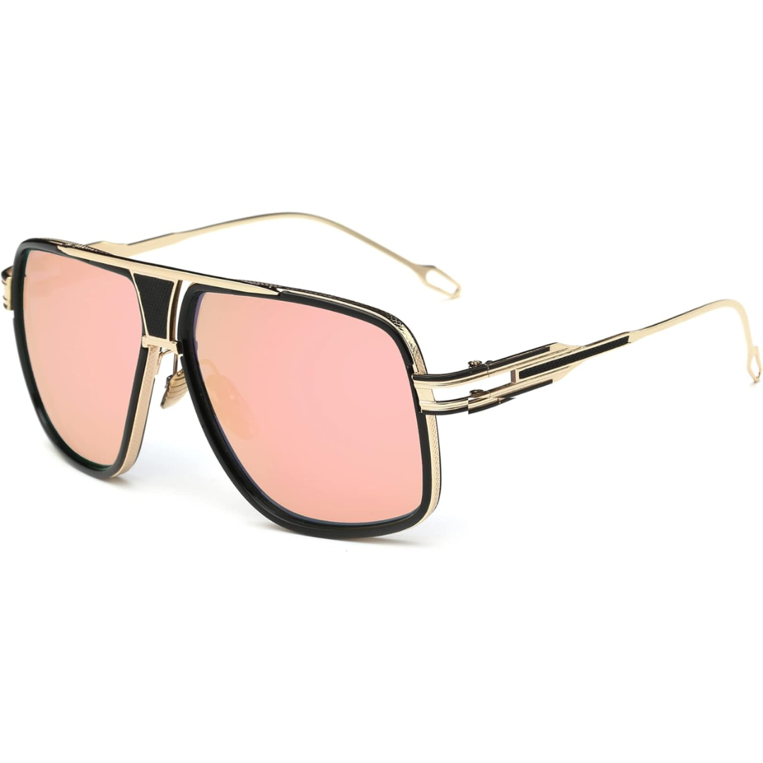 Niki | Men’s Aviator Sunglasses with Alloy Frame and UV Protection