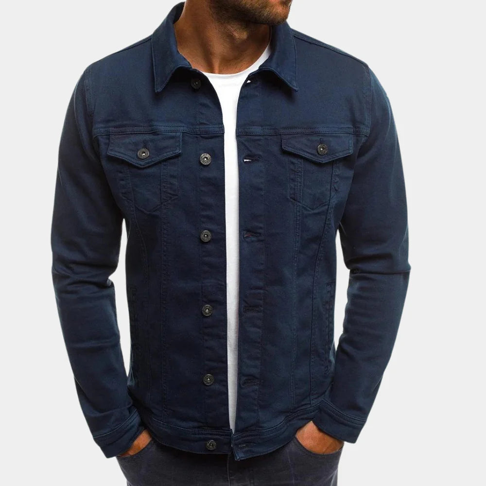 Niki | Men's Denim Trucker Jacket Classic Fit