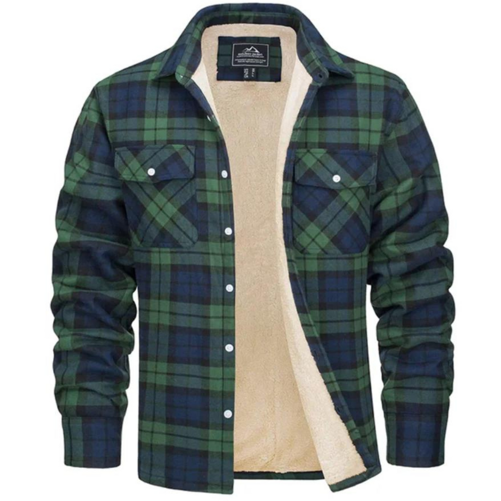 Niki | Men's Flannel Lined Shirt Jacket