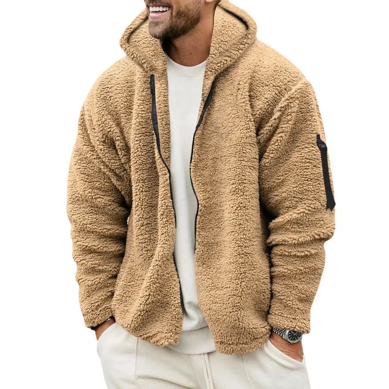 Niki | Men's Fleece Zip-Up Vest - Reversible Hooded