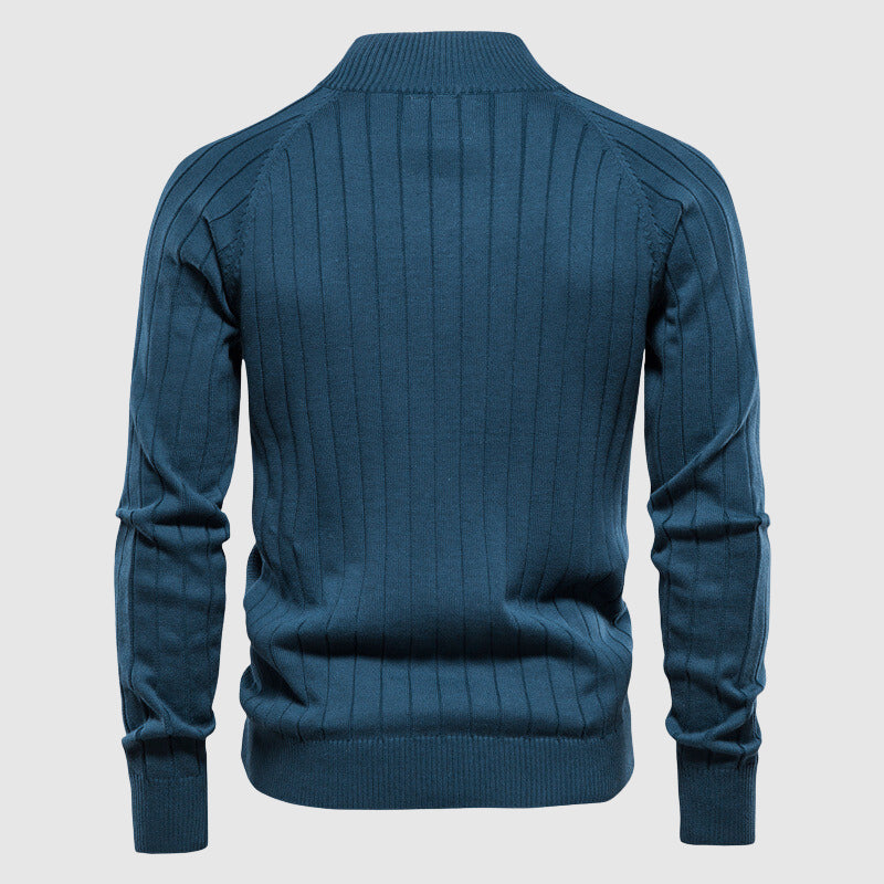 Niki | Men's Full-Zip Textured Cardigan