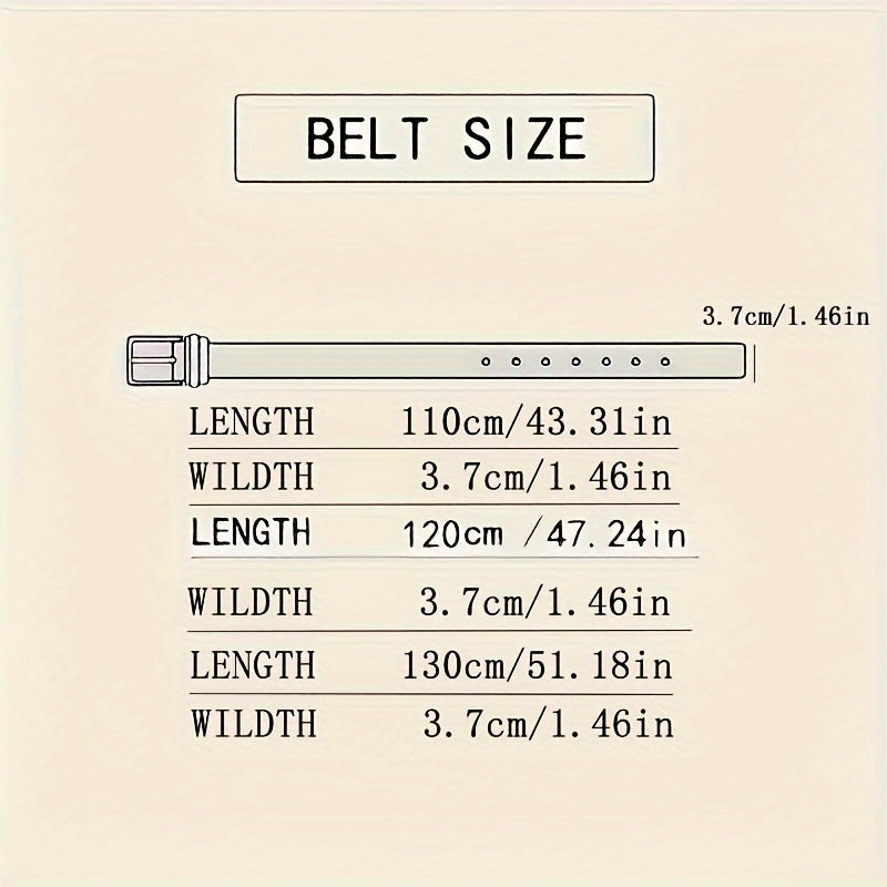 Niki | Men’s genuine leather belt with automatic buckle – Classic adjustable big game belt