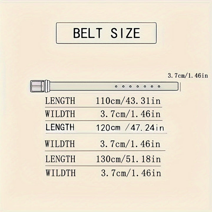 Niki | Men’s Genuine Leather Belt with Automatic Buckle – Classic Adjustable Cowhide Waist Belt
