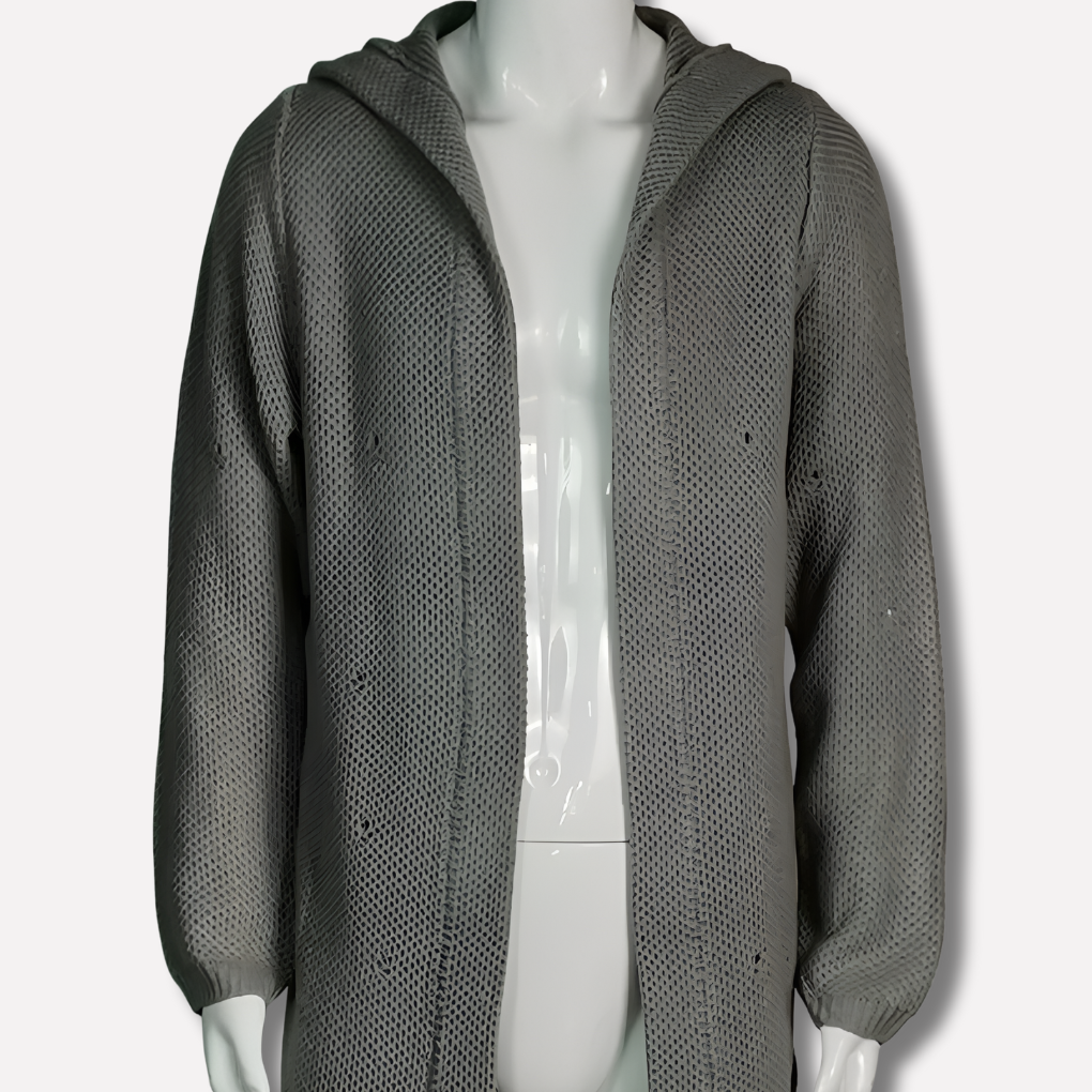 Niki | Men's Long Hooded Cardigan