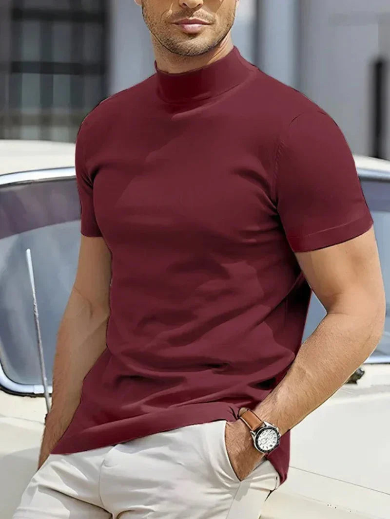 Niki | Men's Mock Neck T-Shirt