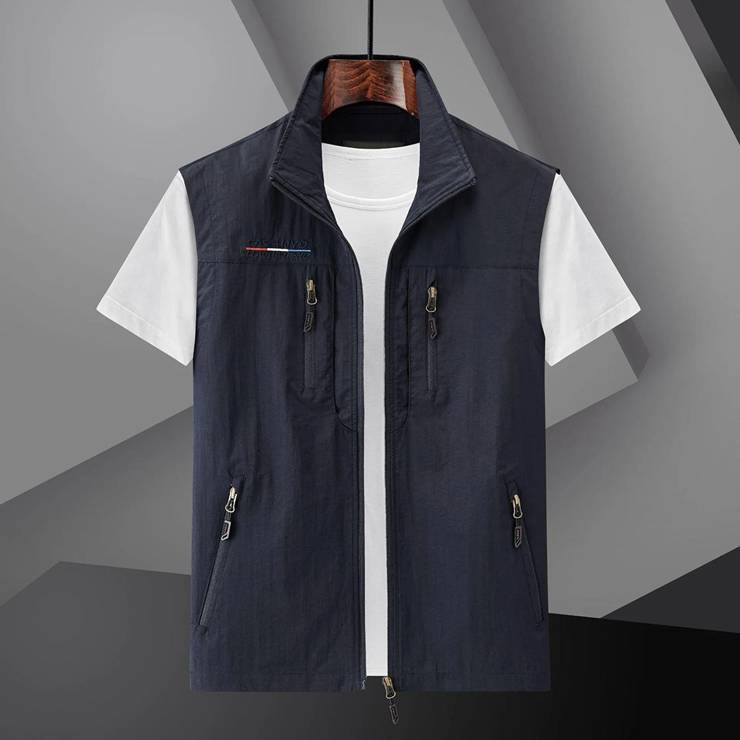Niki | Men's Multi-Pocket Travel Vest