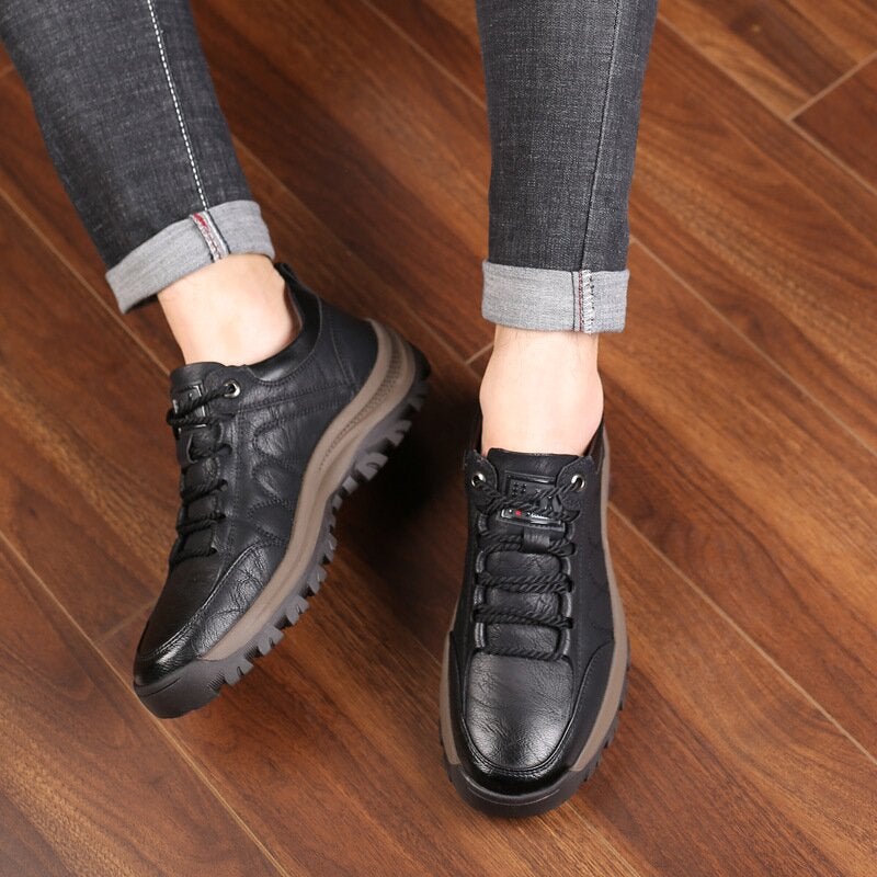 Niki | Men’s Orthopedic Leather Shoes | Supportive Comfort