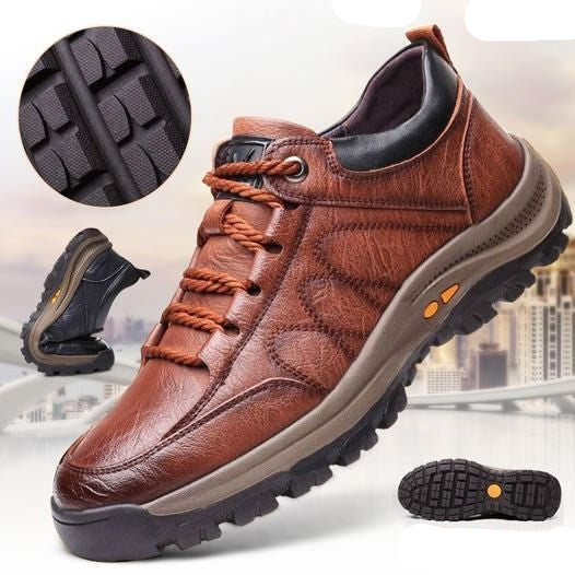 Niki | Men’s Orthopedic Leather Shoes | Supportive Comfort