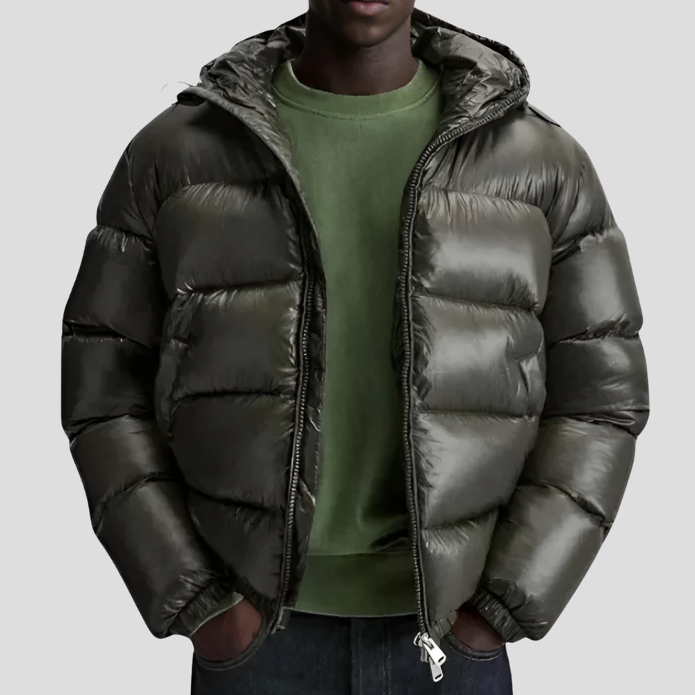 Niki | Men's Padded Winter Jacket with Hood